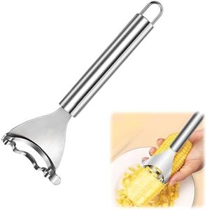 Corn Peeler Premium Stainless Steel Corn Cob Stripper Tool Corn Sheller with Ergonomic Handle, Kitchen Gadget corn planer kitchen gadget corn peeler household corn kernel separator peeler