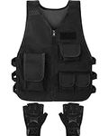 SATINIOR Kids Tactical Vest Army Co