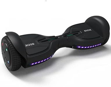 RIDEO Q3_C 6.5 inch Hoverboard Self Balance Electric Scooter LED Black