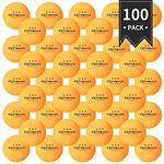 eing 3-Star Premium Quality Table Tennis, D40+ ABS Material Ping Pong Balls, Yellow (Pack of 100)