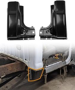 Autoholic Cab Corner Kit Black Fit for 1999-2016 Ford Super Duty F250 F350 Regular Cab Standard Cab Crew Cab Driver & Passenger Side NOT for Ext cab