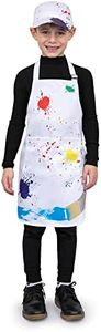 Dress Up America Painter Costume for Kids - Artist Apron and Cap Set for Girls and Boys