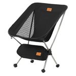 Naturehike Portable Camping Chair Compact Ultralight Folding Backpacking Chairs, Large Collapsible Foldable Packable Lightweight Backpack Chair in a Bag for Outdoor, Camp, Picnic, Hiking