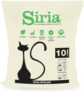 Siria 10L-Bolsa DE Prueba-Arena para Gatos Vegetal y Aglomerante