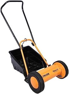FALCON ‎EASY-28 11" Manual Cylindrical Lawn Mower 300mm Grass Cutting Machine with 20L Catcher Box for Maintaining Garden Yard Farm Upto 150 Square Meters