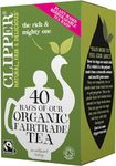 Clipper Fairtrade Organic Everyday 40 Unbleached, Plastic-Free Tea Bags