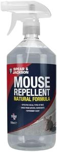 Spear & Jackson Mouse Repellent 500 ml Spray, Peppermint Scent, Natural Ingredients