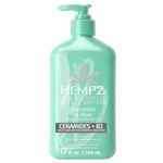 HEMPZ Body Lotion - Cucumber & Aloe Herbal Limited Edition Daily Moisturizing Cream, Shea Butter, Aloe, Cucumber Extract Body Moisturizer - Skin Care Products, Hemp Seed Oil - 17 Fl Oz