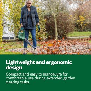 Bosch Electric Leaf Blower and Vacuum – Lightweight Garden Tool