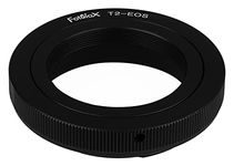 Fotodiox Lens Mount Adapter, T/T2 Lens to Canon EOS Camera, for Canon EOS 1D, 1DS, Mark II, III, IV, 1DX, 1DC, 5D, 5D Mark II, II 7D, 10D, 20D, 30D, 40D, 50D, 60D, 70D, Digital Rebel T3i, T4i, T5i, SL1, and C300, C500