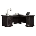 Sauder Palladia L-Desk, Wind Oak Finish