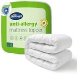 Silentnight Anti-Allergy Double Mattress Topper - Thick Deep Mattress Pad Protecting Against Allergies and Dust Mites - Hypoallergenic and Machine Washable - Double Bed