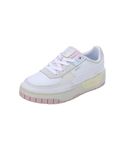 Puma Womens Cali Dream WNS White-Warm White-Chalk Pink Sneaker - 4 UK (39273201)