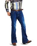 Mens Bell Bottom Jeans 70s Outfits for Men,Mens Bell Bottoms Disco Pants Flared Jeans