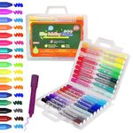 FunBlast Crayons for Kids – Washable Super Silky Smooth Twistable 36 Shades Rolling Crayons in Box, Crayon Colour Set for Kids, Art Drawing Crayon Set for Kids, Drawing and Painting Set (36-Crayon)