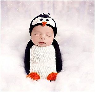 Unisex Newborn Baby Photography Props Cute Penguin Sleeping Bag Halloween Costume (Penguin)