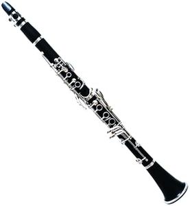 Deloitte Bb Clarinet, ABS, Nickel Plated, DCL-225, Professional Clarinet for Beginner, with Hand Case Bag and Cleaning Kit