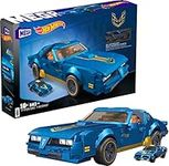 MEGA Hot Wheels Building Toys for Adults, 1:18 Scale '77 Pontiac Firebird with Deluxe Features, For Collectors