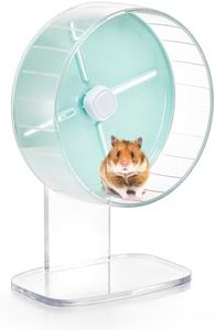 Foraineam Hamster Wheel Super-Silent Hamster Exercise Wheels, 7.5 Inch Quiet Spinner Hamster Running Wheels with Adjustable Stand for Hamsters Gerbils Mice Or Other Small Animals