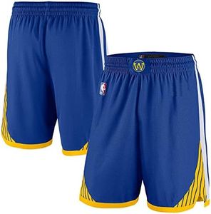 NBA Boys Youth 8-20 Official On-Court Swingman Performance Shorts (as1, Alpha, x_l, Regular, Golden State Warriors), Golden State Warriors, X-Large