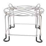 Stainless Steel Water Filter Stand for Berkey Big, 9in Diameter Countertop, Portable Stand, Non Skid Feet