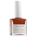 NAILKIND Brown Copper Nail Polish - Lava Love - Award Winning Nail Varnish - Vegan Nail Lacquer - Peta Certified Cruelty Free - Quick Drying Long Lasting - Chip Resistant Manicure - 8ml