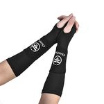 ChinFun Volleyball Arm Sleeves Passing Forearm Padded Sleeves with Protection Pads and Thumbhole Volleyball Training Gear for Kids Girls Youth Women 1 Pair