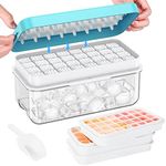 PHINOX Ice Cube Tray with Lid and B