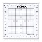 FlyGA Map Navigation Protractor (Square) - For LAPL, PPL(A), PPL(H) & CPL Aviation Pilots + Marine, Boating & Sailing Captains