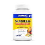 Enzymedica, GlutenEase Extra Strength, Gluten Digestive Support, 60 Capsules, Vegan, Soy-Free