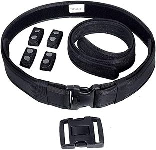 TAFTACFR Duty Belt for Law Enforcement Utility Security Military Police 2.25" Tactical Patrol Belt Set (X-Large)