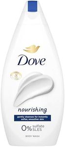 Dove Nourishing Body Wash Soft Smooth Creamy Gentle Skin Cleanser Pack 6 x 450ml