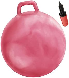 WALIKI Hop Ball for Adults 13-101 | Hippity Hop | Jumping Ball | Bouncy Ball with Handles | Pink 29"