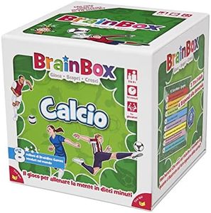 Asmodee - BrainBox: Calcio, Gioco per Imparare e Allenare la Mente, 1+ Giocatori, 8+ Anni, Ed. in Italiano, G1-13909