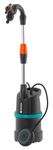 Gardena Rain Barrel Pump 4000/1 with Cable: Submersible Pressure Pump with Integrated Filter, Flow Rate 4000 l/h, regulating Valve for Adjusting the Water Tightness, UK Plug (1762-28)