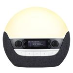 Lumie Bodyclock Luxe 750DAB - Wake-up Light with DAB Radio, Bluetooth Speakers, Low-Blue Light for Sleep