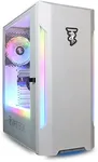 ViprTech Prime Gaming PC Computer Desktop - Intel Core i5 3rd Gen, GeForce GTX 750 4GB, 16GB RAM, 1TB HDD, WiFi, RGB Lighting, Windows 10 Pro, Streaming, Editing, White