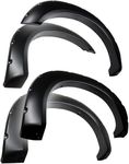 Maple4x4 Fender Flares for 2011-2016 Ford F250/F350 (Single Rear Wheel Only) - Pocket Riveted Style Smooth Matte Black Paintable Set of 4