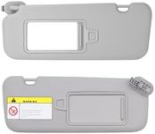 AUTO Occasion Left Driver Right Passenger Side Sun Visor Compatible with 2016 2017 2018 2019 Hyundai Elantra AD Replacement 85210-F0100TTX 85220-F0100TTX (Gray)