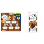 Glade PlugIns Air Freshener Refill, Scented and Essential Oils for Bathroom and Home Fragrance, Cashmere Woods, 5 Count & Wax Melts Air Freshener and Odor Eliminator