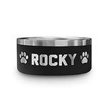 Personalized Dog Bowl - Engraved Di