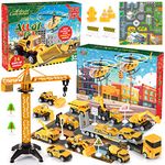 MDINGTD Kids Advent Calendar 2024, Toys Cars for 3 4 5 6 7 Year Old Boys Advent Calendar 2024 Kids' Play Vehicles 3-8 Year Old Boy Gifts Christmas Calendar Toy Advent Calendar Advent Calendar for Kid