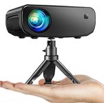 Projector, CiBest WiFi Mini Projector Full HD 1080P, 13000 Lux Portable projector Compatible with iOS/Android/Tablet/PC/TV Stick/USB (Tripod included)