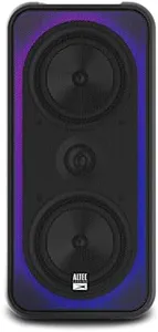 Altec Lansing Shockwave 200 Wireless Party Speaker 180W Bluetooth Speaker with a Long Lasting 12 Hour Battery, Multi LED Party Modes, Multiple bass Boost Modes, Party Sync, AM/FM Radio
