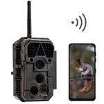 Meidase P100 Trail Camera, WiFi Bluetooth, 32MP 1296p Game Cameras with 100ft Night Vision Motion Activated Waterproof