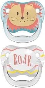 Dr. Brown's Baby,Infant Silicone Prevent Printed Shield Soother-Stage 1, Pack of 2, Teal & Gray, Birth+ to 6M