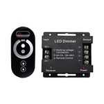 LED Wireless Touch Dimmer Switch 12 V - 12 V DC with Remote Control for All Dimmable LED Lamps DC Voltage Touch Wireless Dimmer Touch Remote Control Dimmer Switch (Wireless Touch Dimmer 18 A)