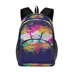 Laptop Backpacks for Women Men - Elephant Large Knapsack Fit 17 Inch Computer Bookbag for School Business Travel Gym