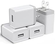 USB Wall Charger Block 12W - 4 Pack