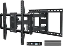 Mounting Dream UL Listed TV Wall Mount Full Motion TV Bracket for Most 42-86 Inch TV,Fits 16, 18, 24 inch Wood Stud Spacing with Articulating Arm up to VESA 600x400mm, 132 lbs MD2298